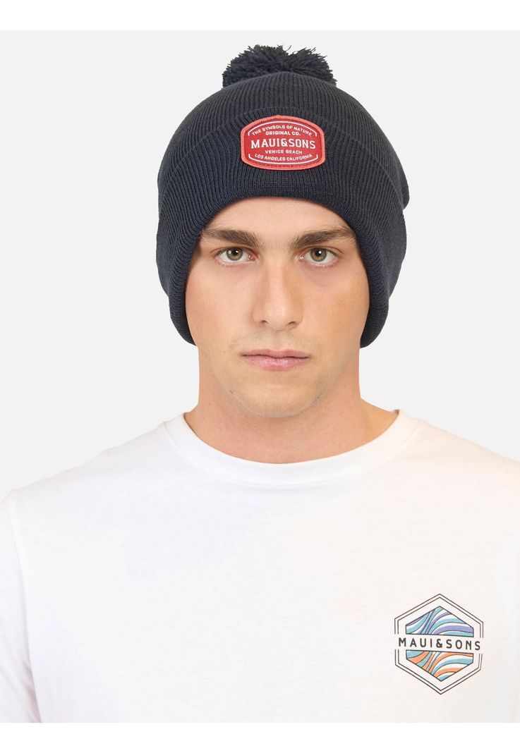 Gorro Symbols Of Nature Marino Hombre Maui And Sons-1