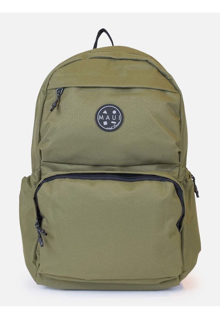 Mochila Army Hombre Verde Maui and Sons-2