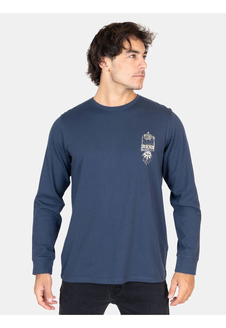 Polera ML Oceanfront Azul Hombre Maui And Sons-0