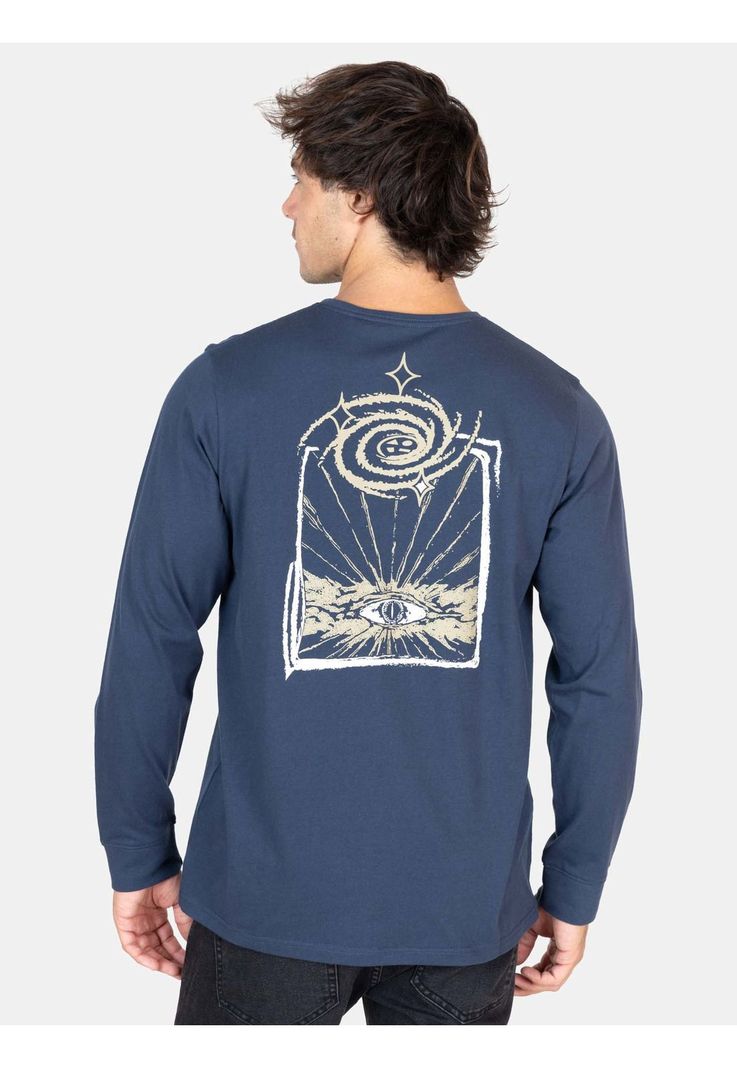 Polera ML Oceanfront Azul Hombre Maui And Sons-1