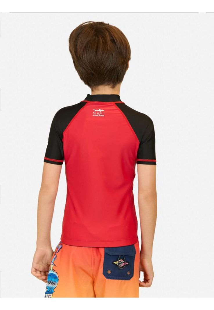 Polera UVP Parise Rojo Niño Maui And Sons-1