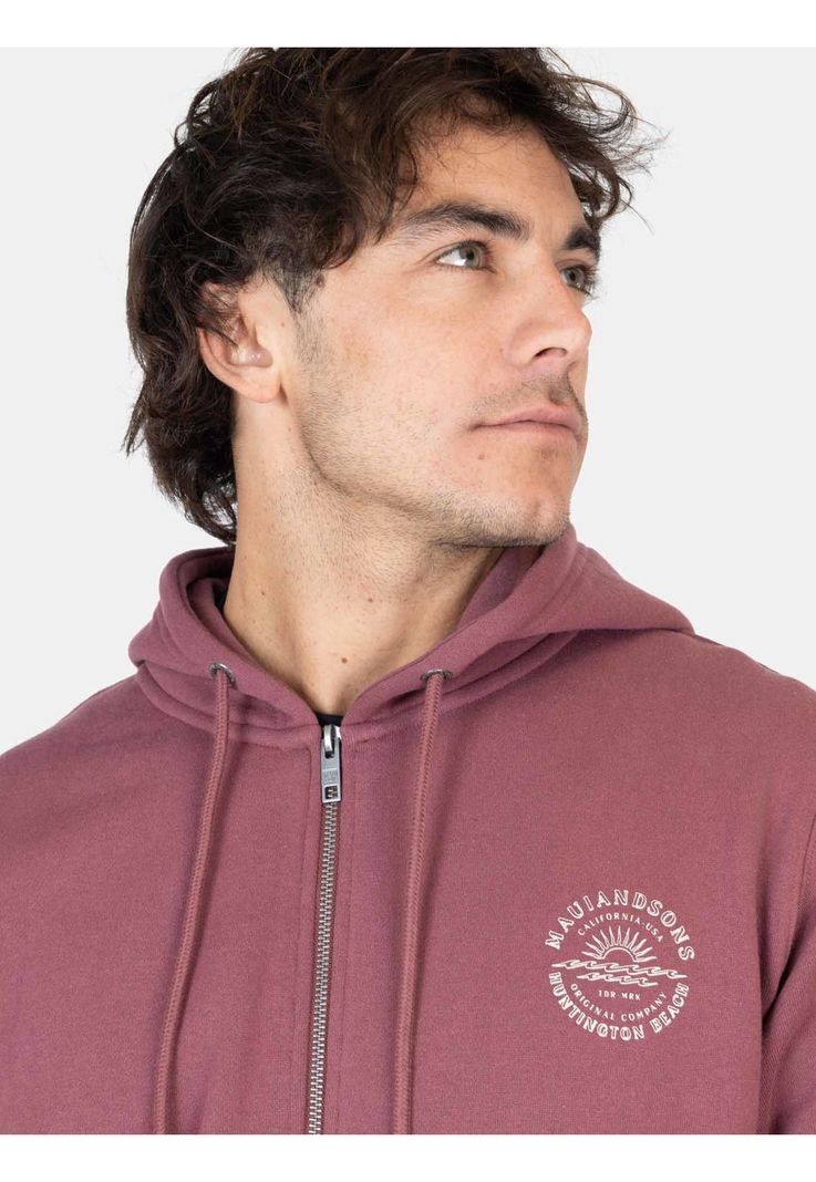 Poleron FZ Aqua Rojo Hombre Maui And Sons-2