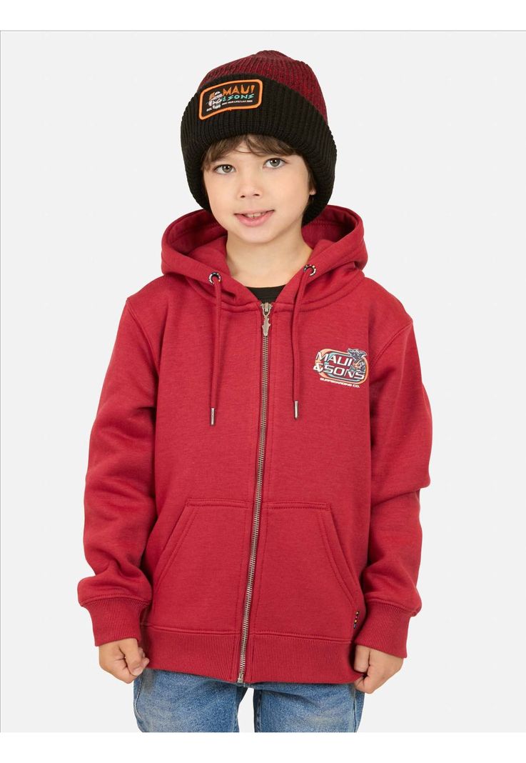 Poleron FZ Airborne Rojo Infantil Maui And Sons-0