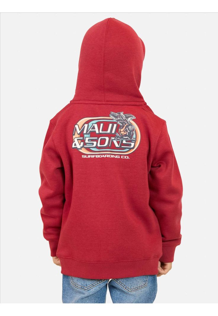 Poleron FZ Airborne Rojo Infantil Maui And Sons-1