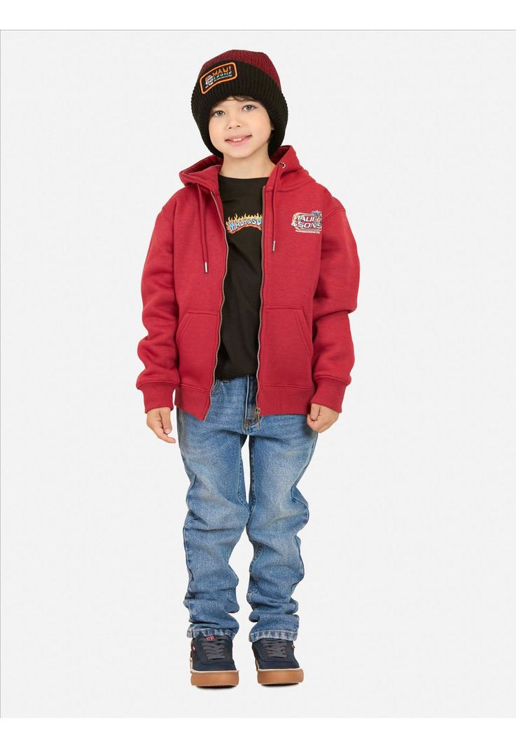 Poleron FZ Airborne Rojo Infantil Maui And Sons-3