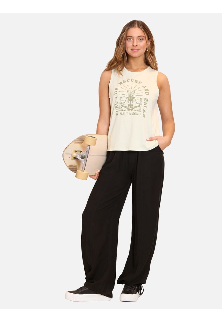 Polera MC Feel Relax Khaki Mujer Maui And Sons-2