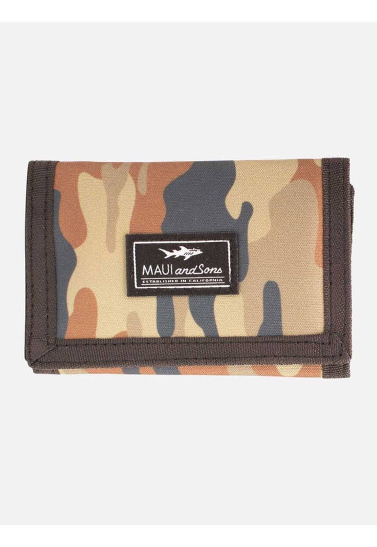 Billetera Young Camo Tri-Fold Multicolor Hombre Maui and sons-0