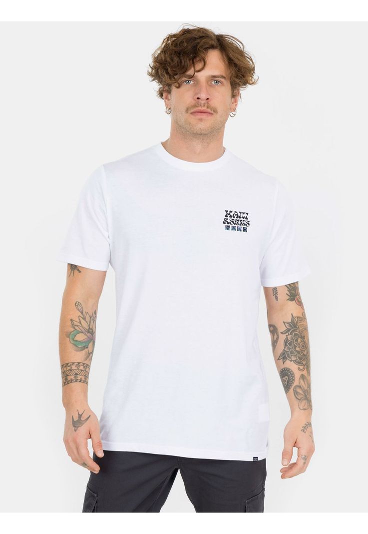 Polera MC Gradient Art Tees  Blanco Hombre Maui And Sons-0