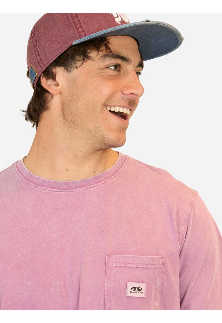 Polera MC Kyla  Burdeo Hombre Maui And Sons-3