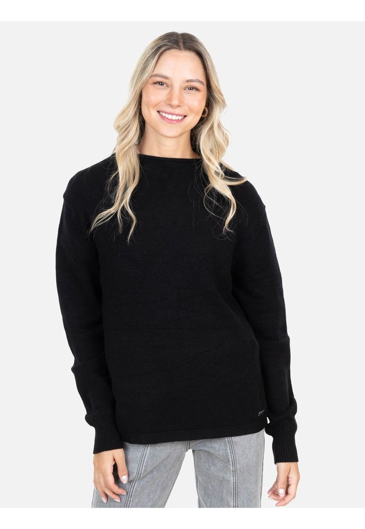 Sweater Tropyx Negro Mujer Maui And Sons-0