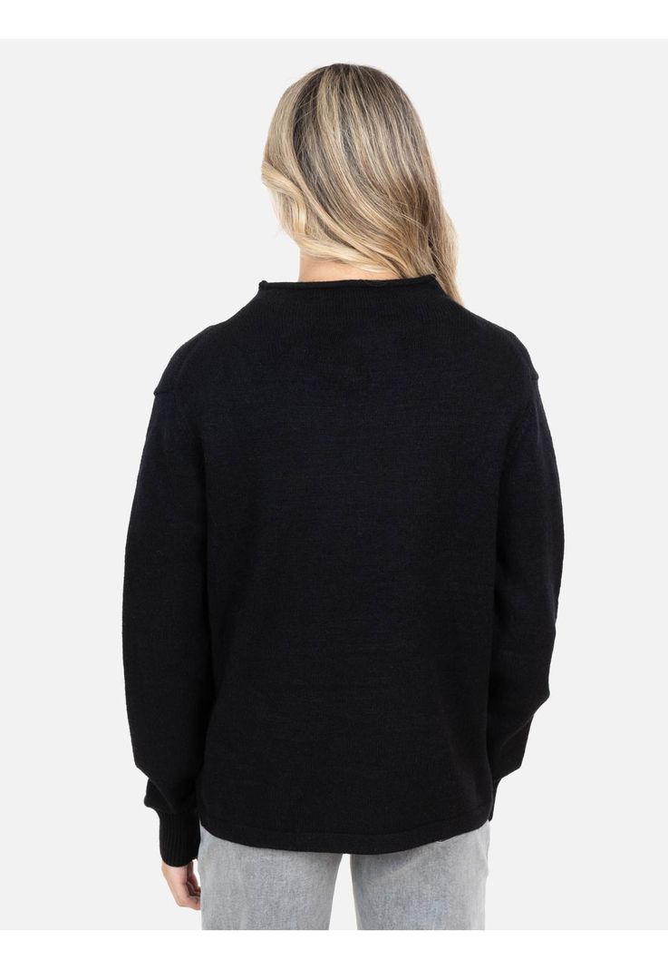 Sweater Tropyx Negro Mujer Maui And Sons-1