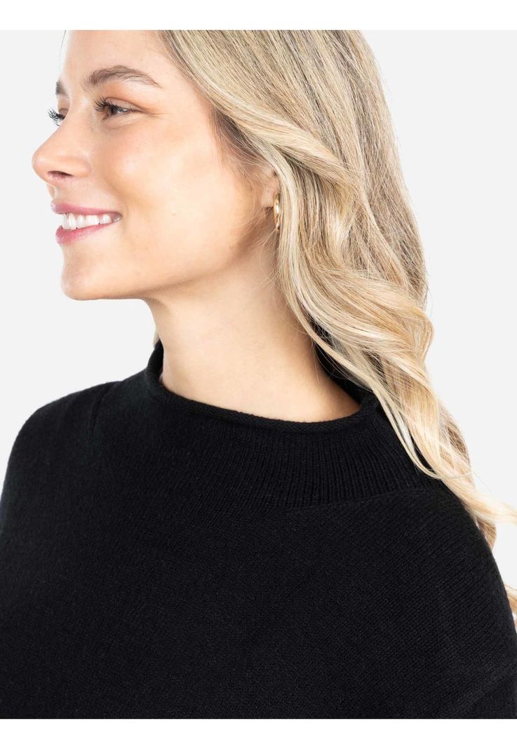 Sweater Tropyx Negro Mujer Maui And Sons-2