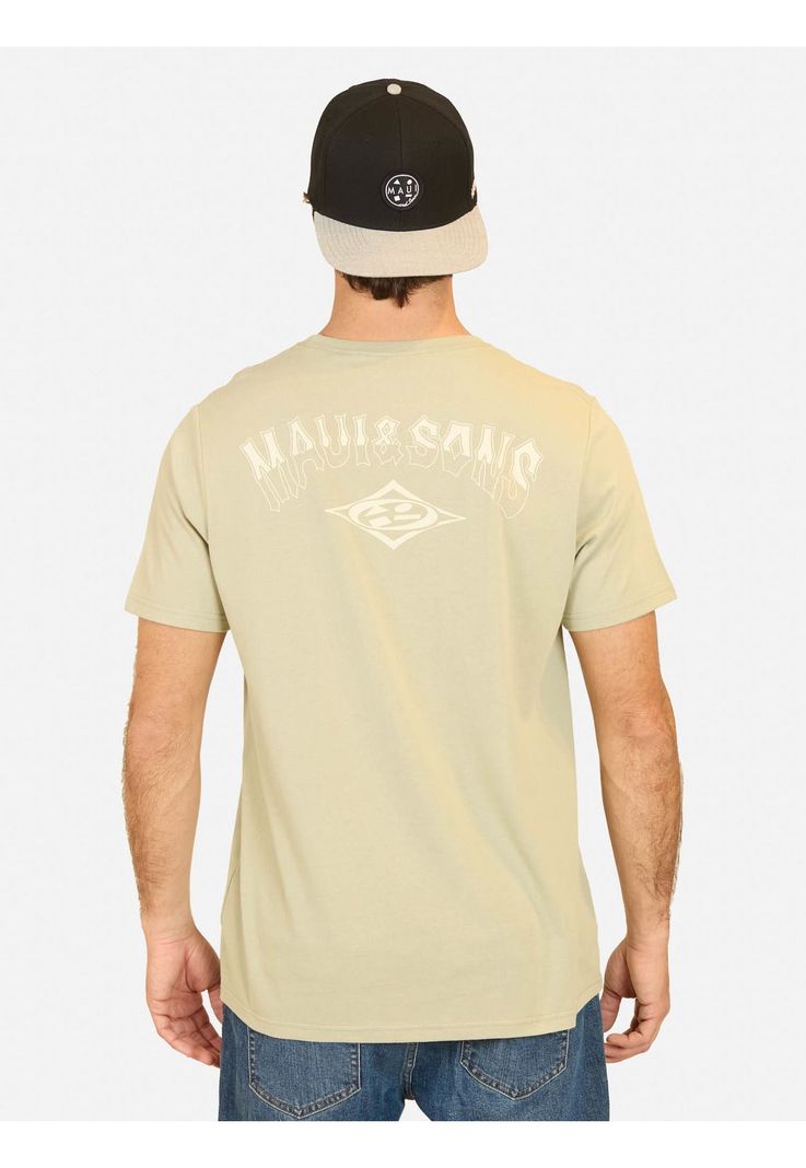 Polera MC Ocean Whispers Verde Hombre Maui And Sons-1