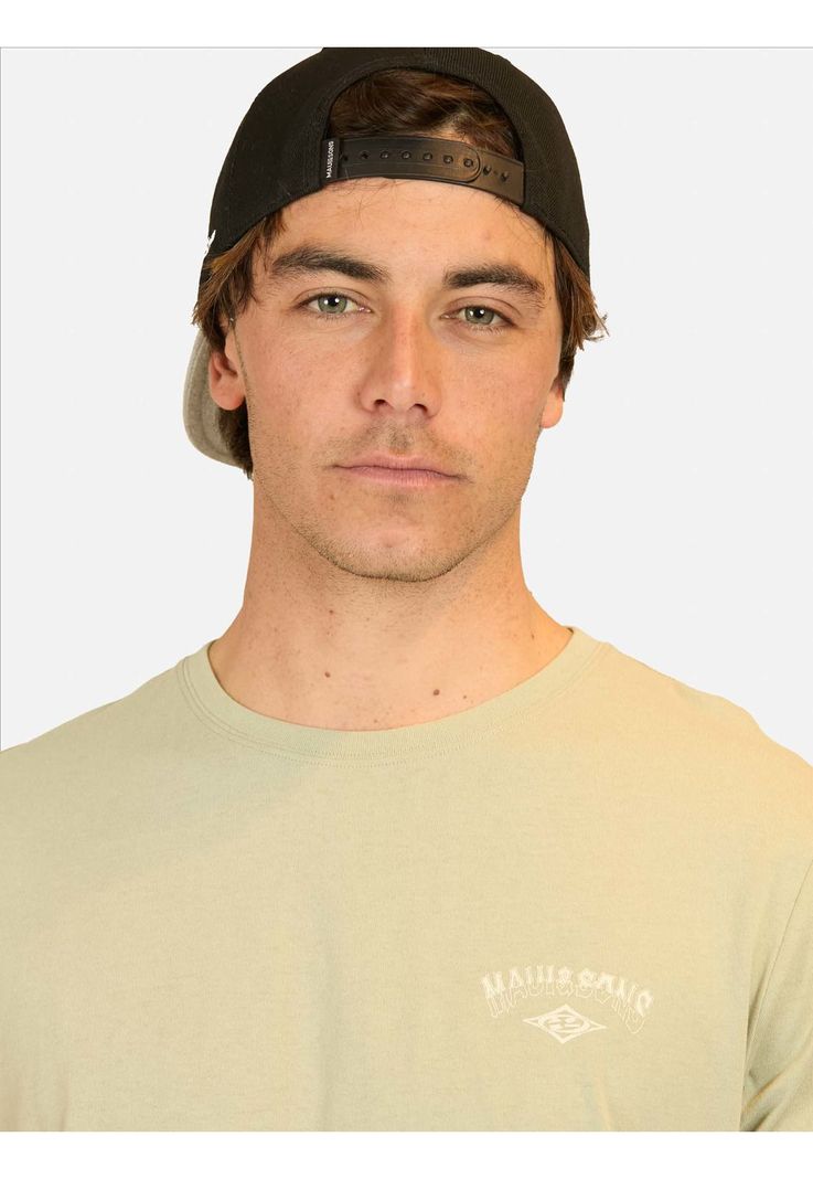 Polera MC Ocean Whispers Verde Hombre Maui And Sons-3