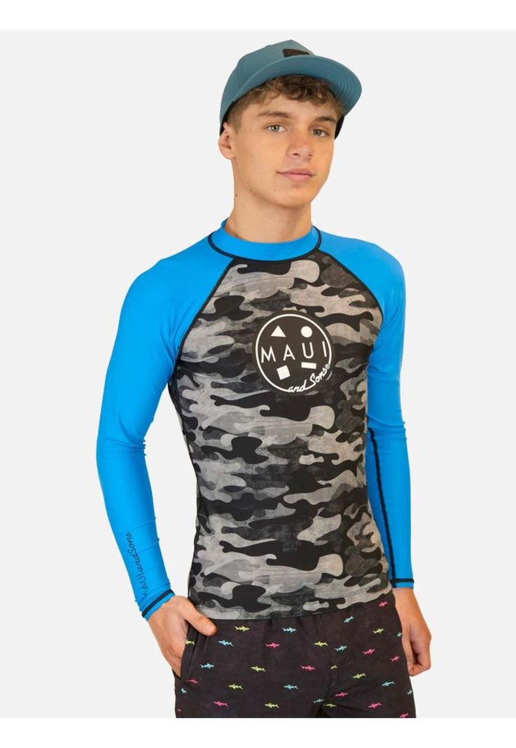 Polera UVP Alleyway Iris Multicolor Infantil Maui And Sons-0