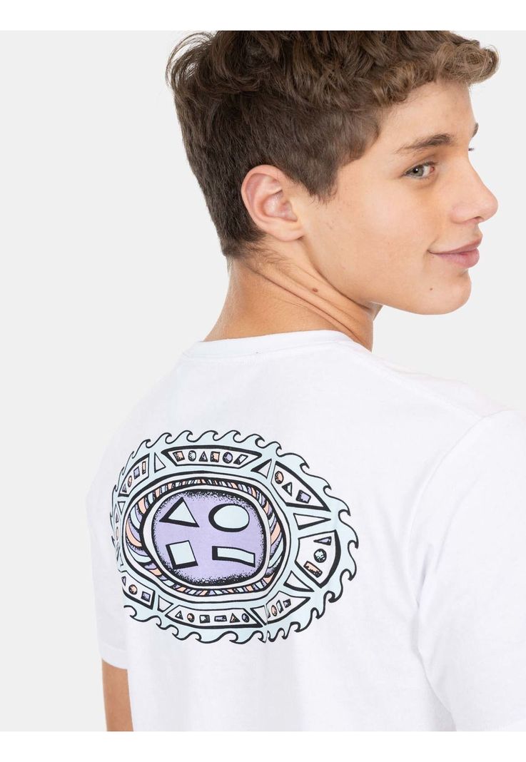 Polera MC Vintage Ss Tee Blanco Infantil Maui And Sons-3