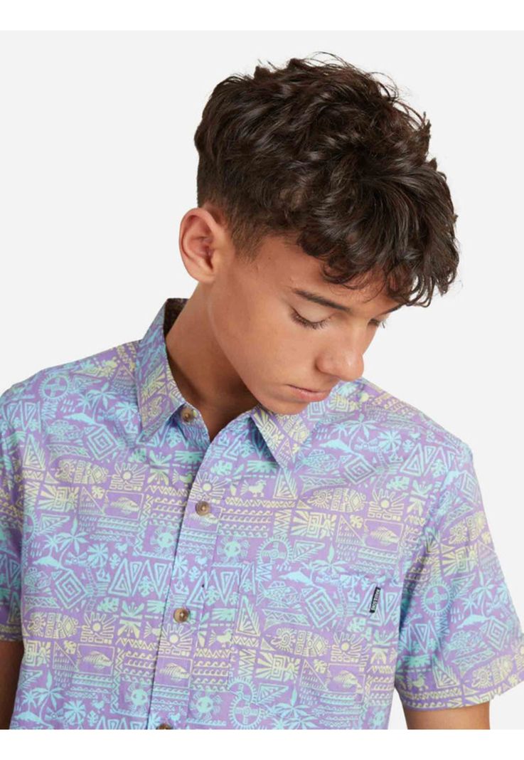 Camisa Mc 5C908 Juvenil Hombre Multicolor Maui And Sons-2