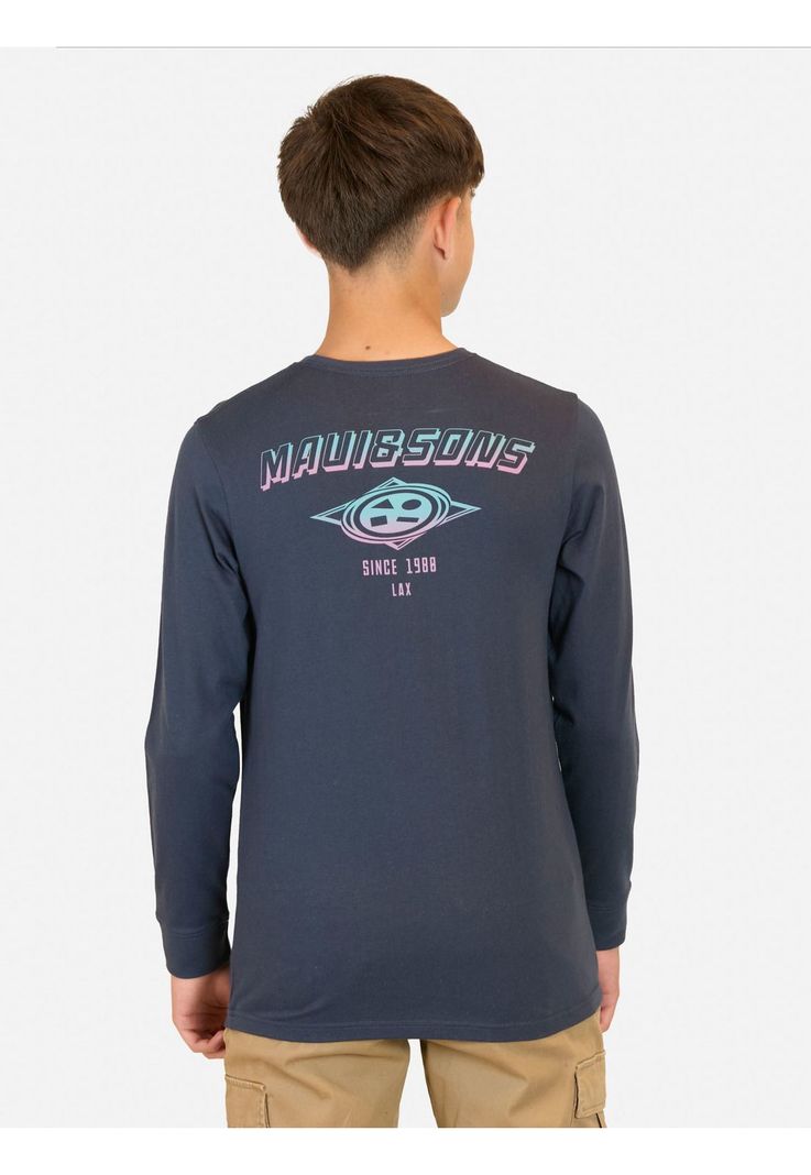Polera ML Tiki Power Azul Infantil Maui And Sons-1