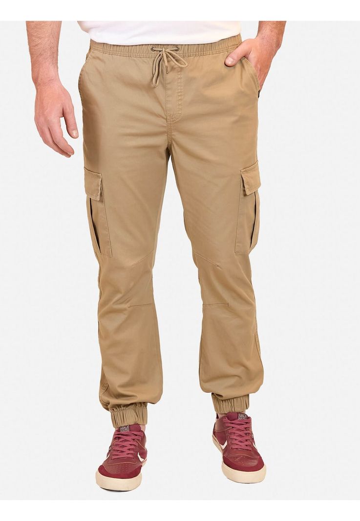 Pantalon Jogger Cargo Kona Khaki Hombre Maui And Sons-0