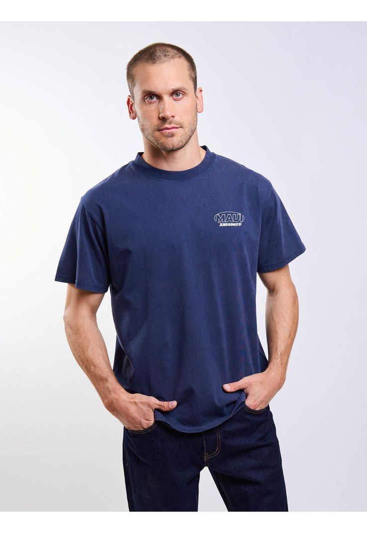 Polera MC Surfing Azul Hombre Maui And Sons