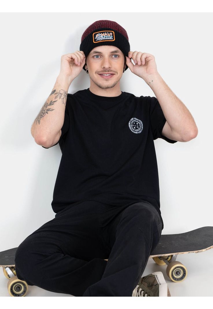 Polera Filiph Negro Hombre Maui And Sons-3