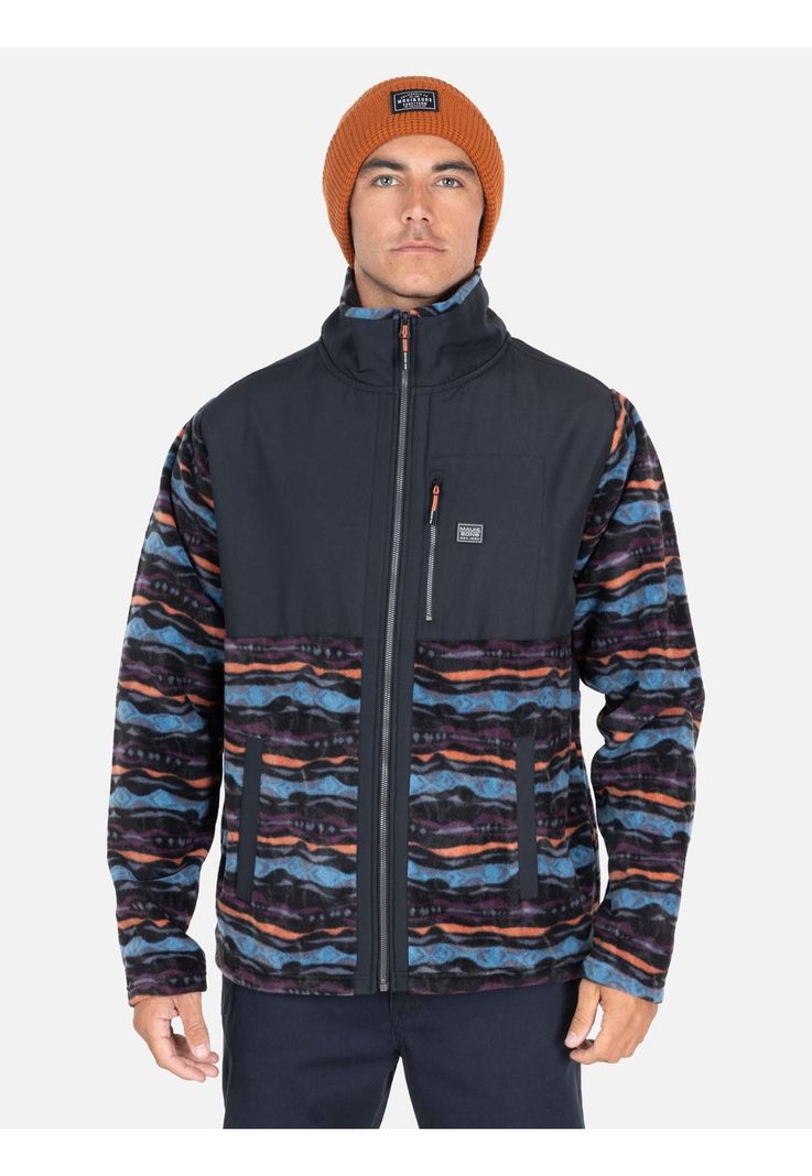 Poleron Micropolar Shark Multicolor Hombre Maui And Sons-0
