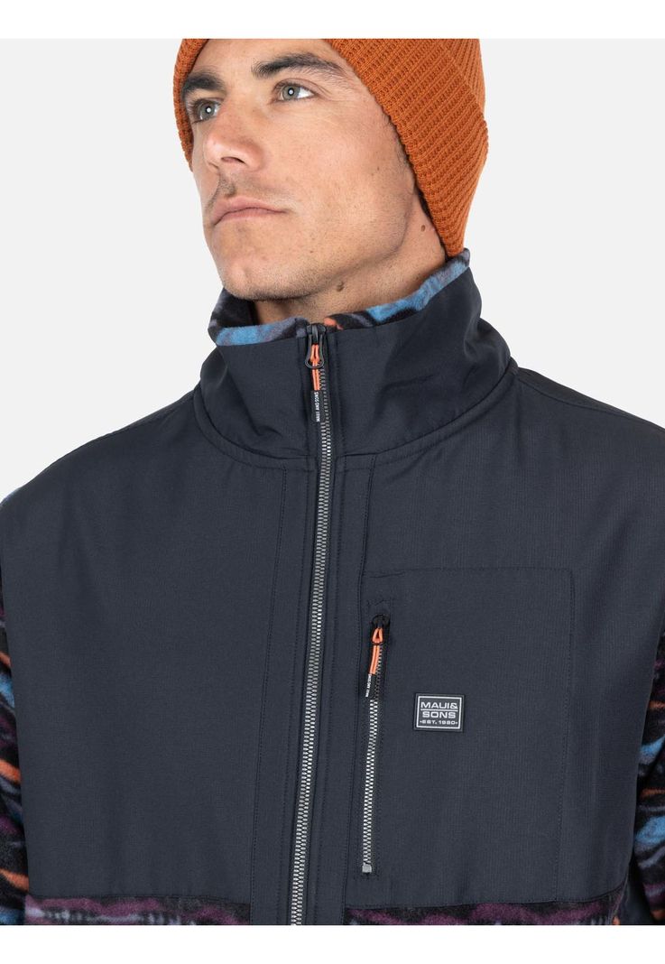 Poleron Micropolar Shark Multicolor Hombre Maui And Sons-2