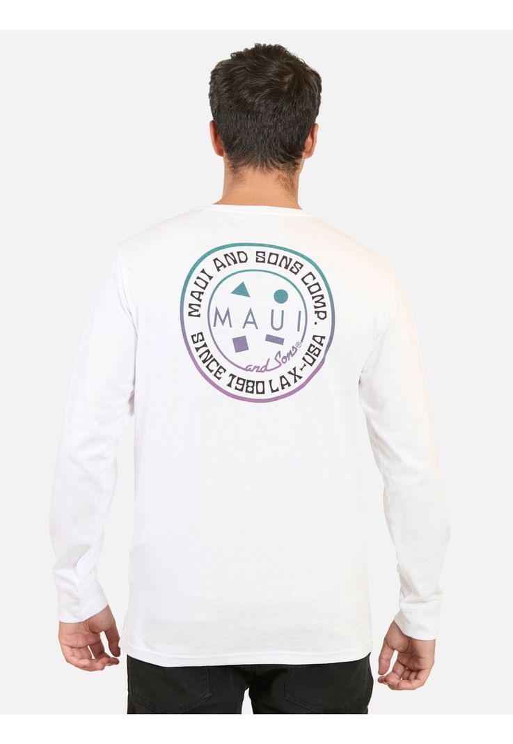 Polera Belenus Blanco Hombre Maui And Sons-1