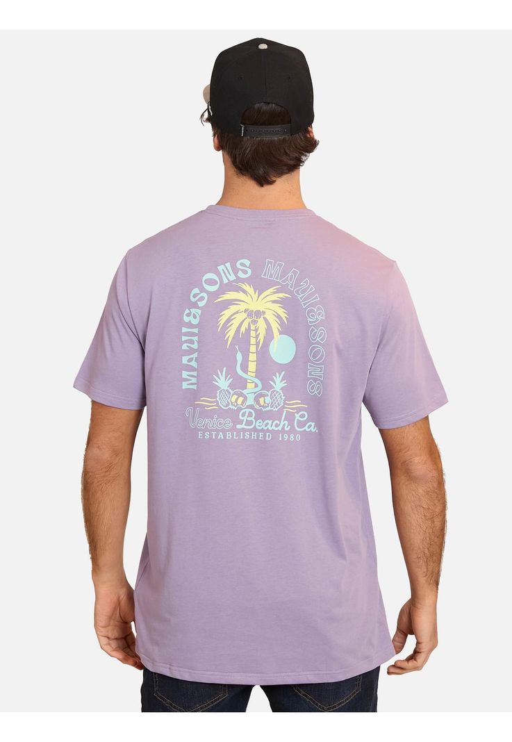 Polera MC Vintage Sunset Morado Hombre Maui And Sons-1