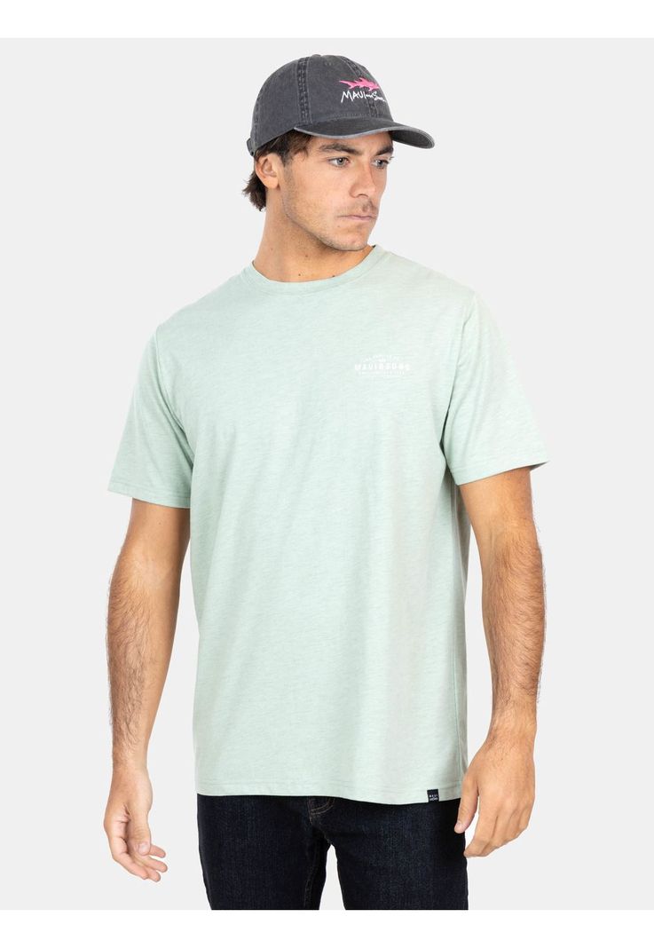 Polera MC Mel. Global Verde Hombre Maui And Sons-0