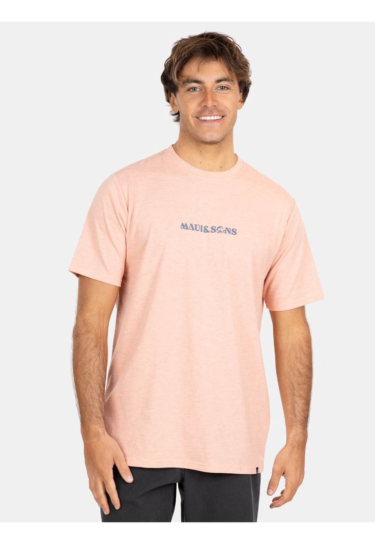 Polera MC Mel Graphic Naranja Hombre Maui And Sons-0