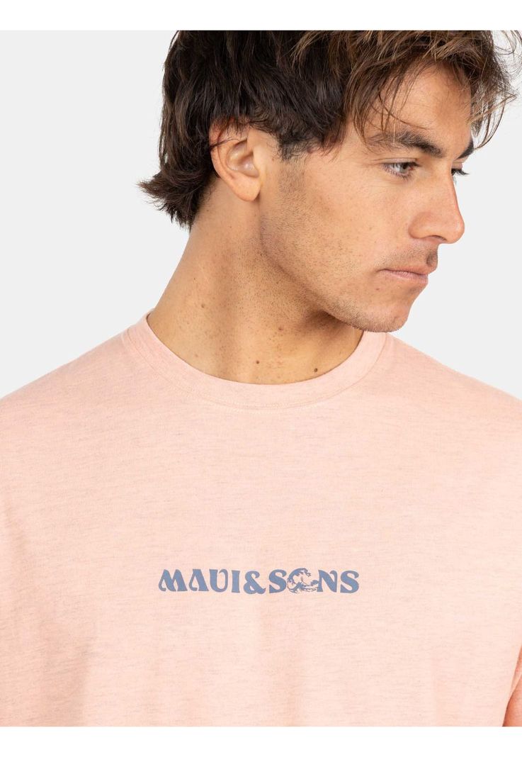 Polera MC Mel Graphic Naranja Hombre Maui And Sons-3