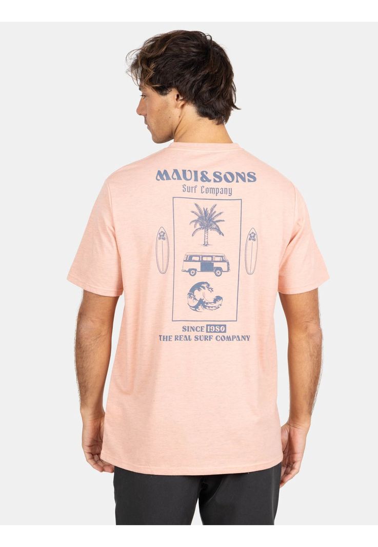 Polera MC Mel Graphic Naranja Hombre Maui And Sons-1
