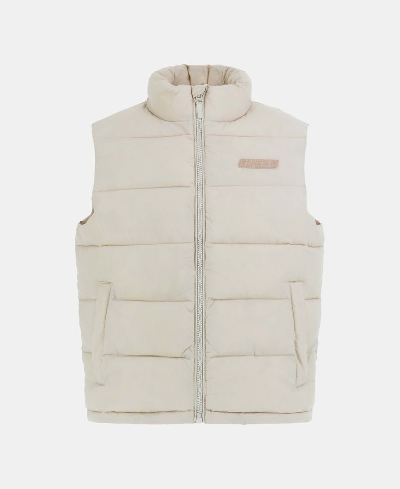 Chaqueta Guess Hombre Rohan Quilted Vest Gris-1