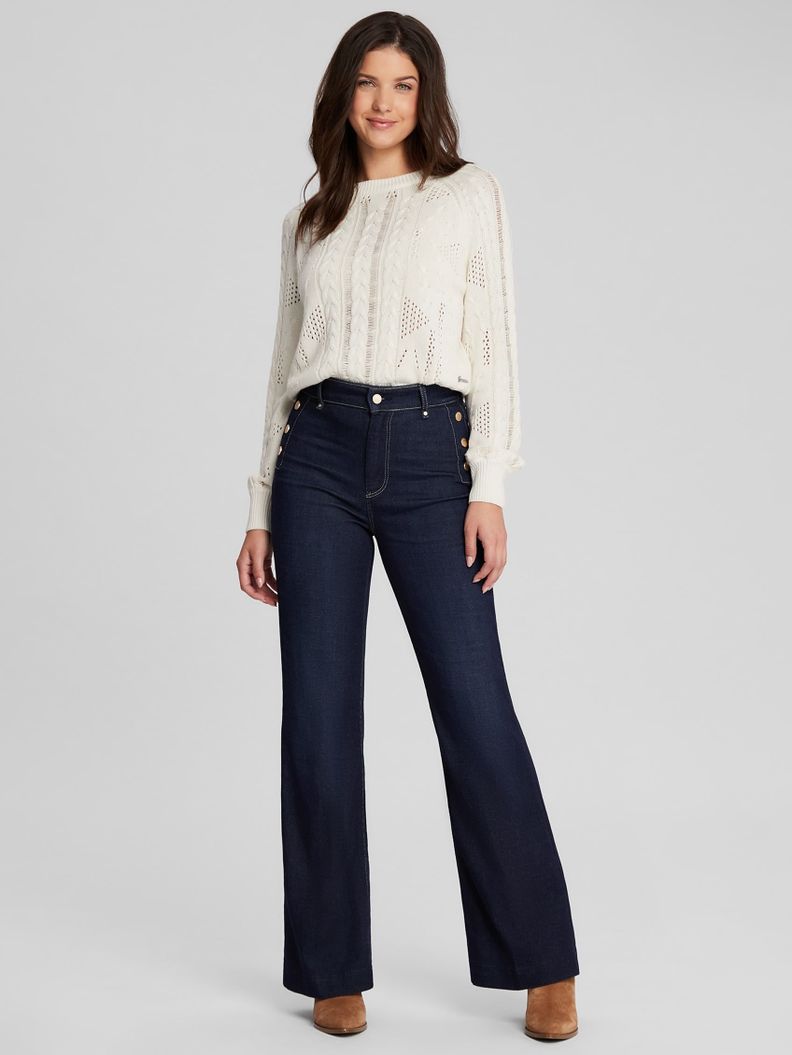 Jeans Guess Mujer New Faye Pant Azul-0