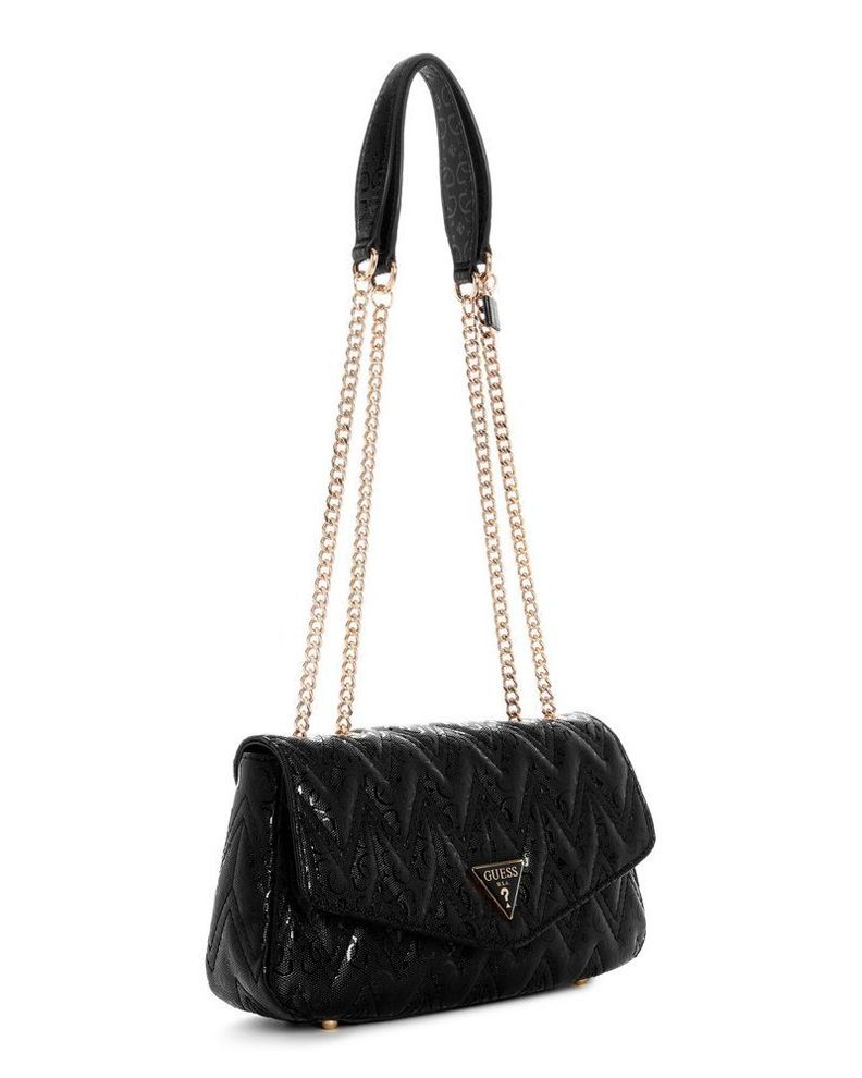 Cartera Guess Mujer Adelard Convertible Xbody Flap Negro-1