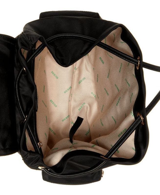 Mochila Guess Mujer Eco Gemma Backpack Negro-3