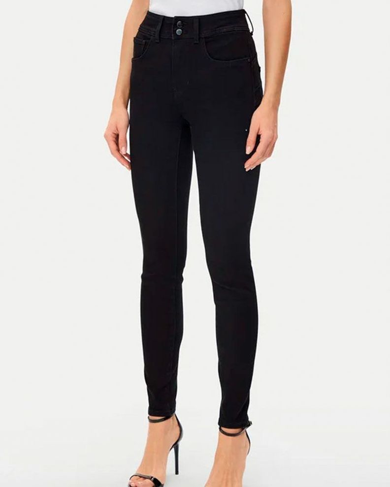 Jeans Guess Mujer Shape Up Negro-0