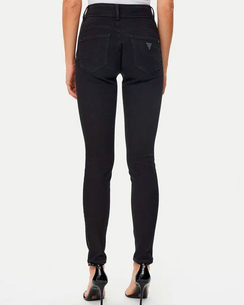 Jeans Guess Mujer Shape Up Negro-2