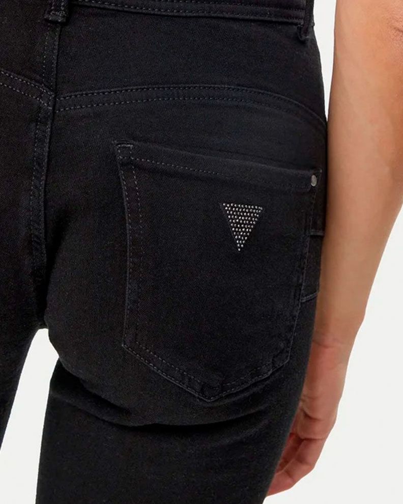 Jeans Guess Mujer Shape Up Negro-4
