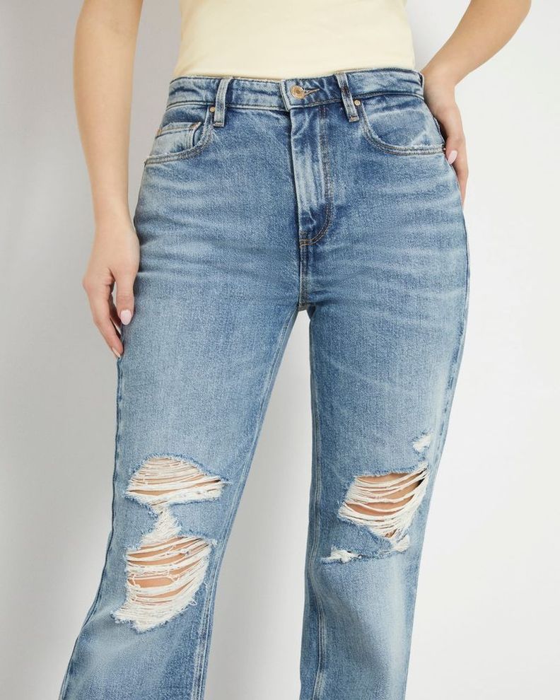 Jeans Guess Mujer 80S Straight Azul-3