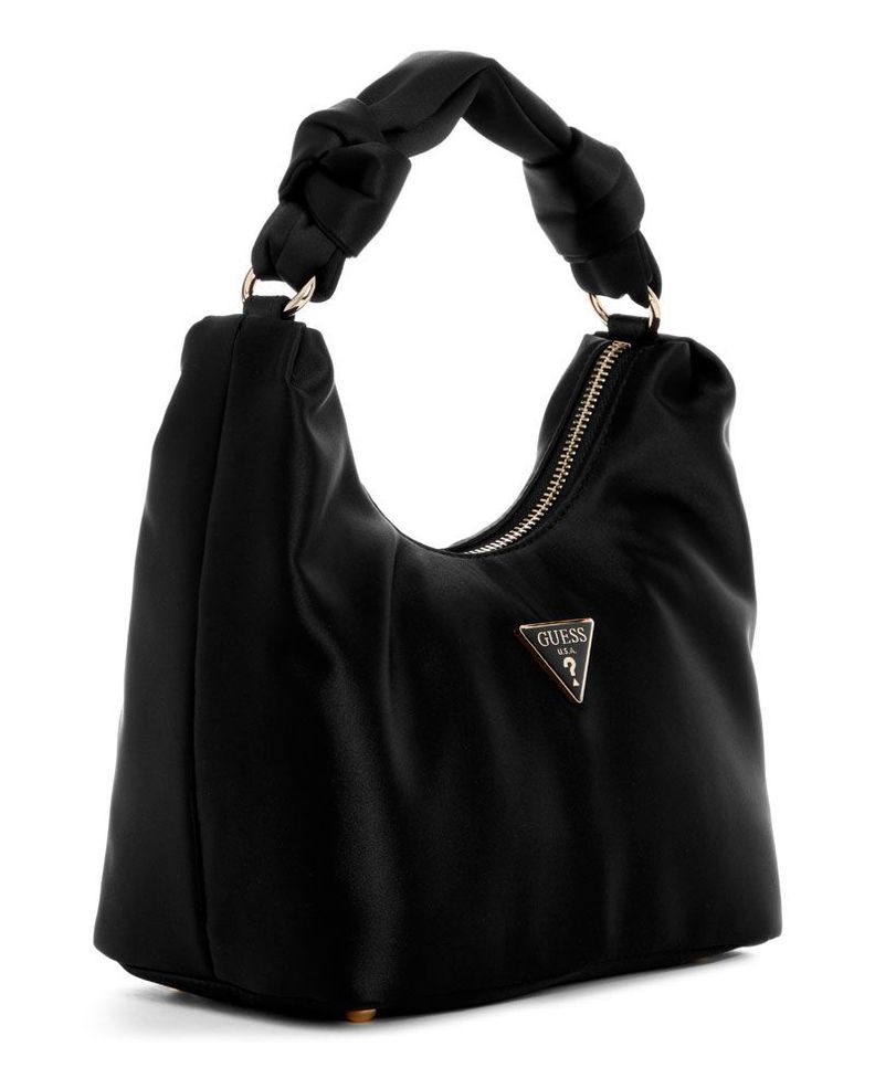 Cartera Guess Mujer Velina Hobo - Negro-1