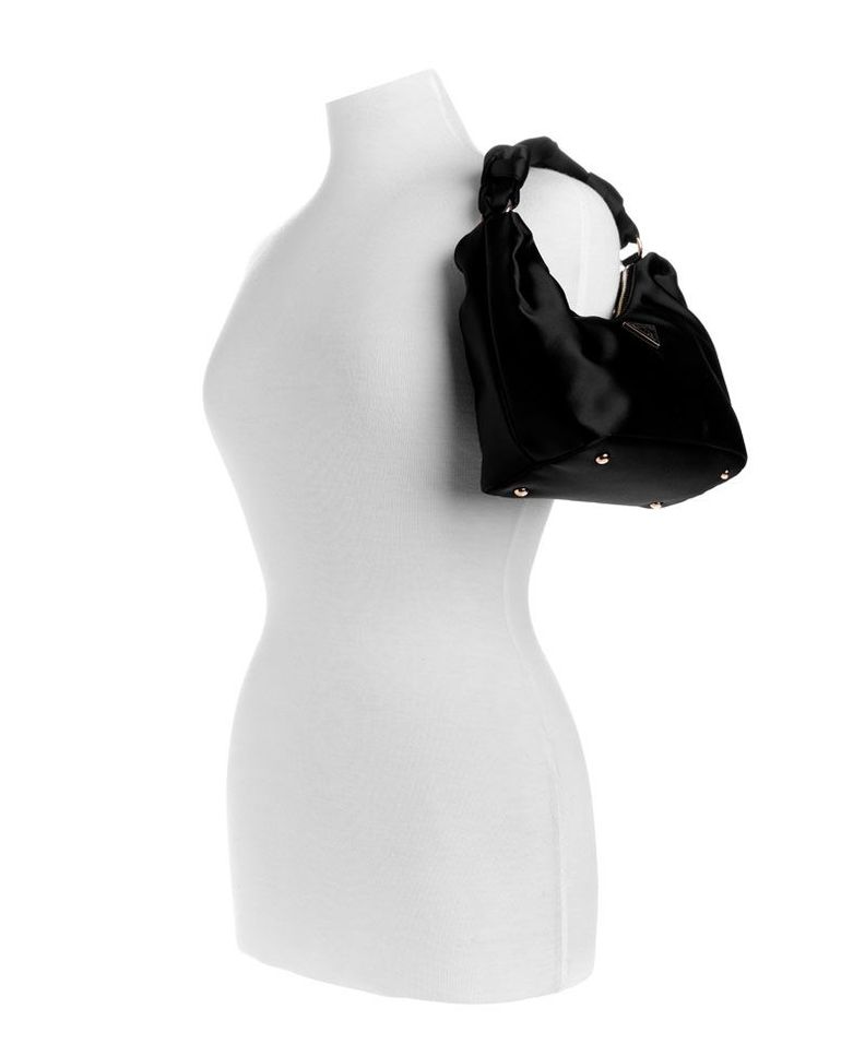 Cartera Guess Mujer Velina Hobo - Negro-4