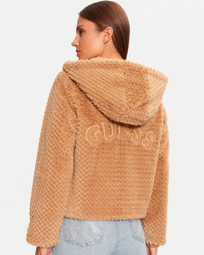 Chaqueta Guess Mujer New Theoline Jacket Beige.-1