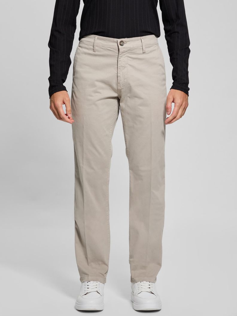 Pantalon Guess Hombre Angels Chino Café-0