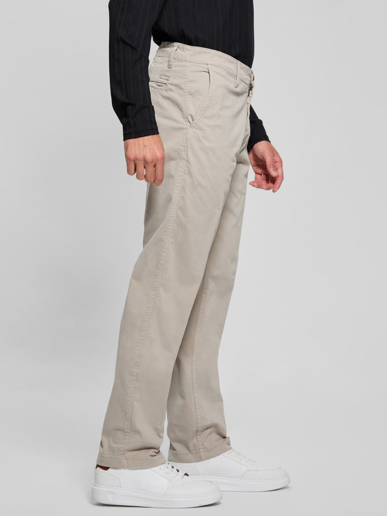 Pantalon Guess Hombre Angels Chino Café-3