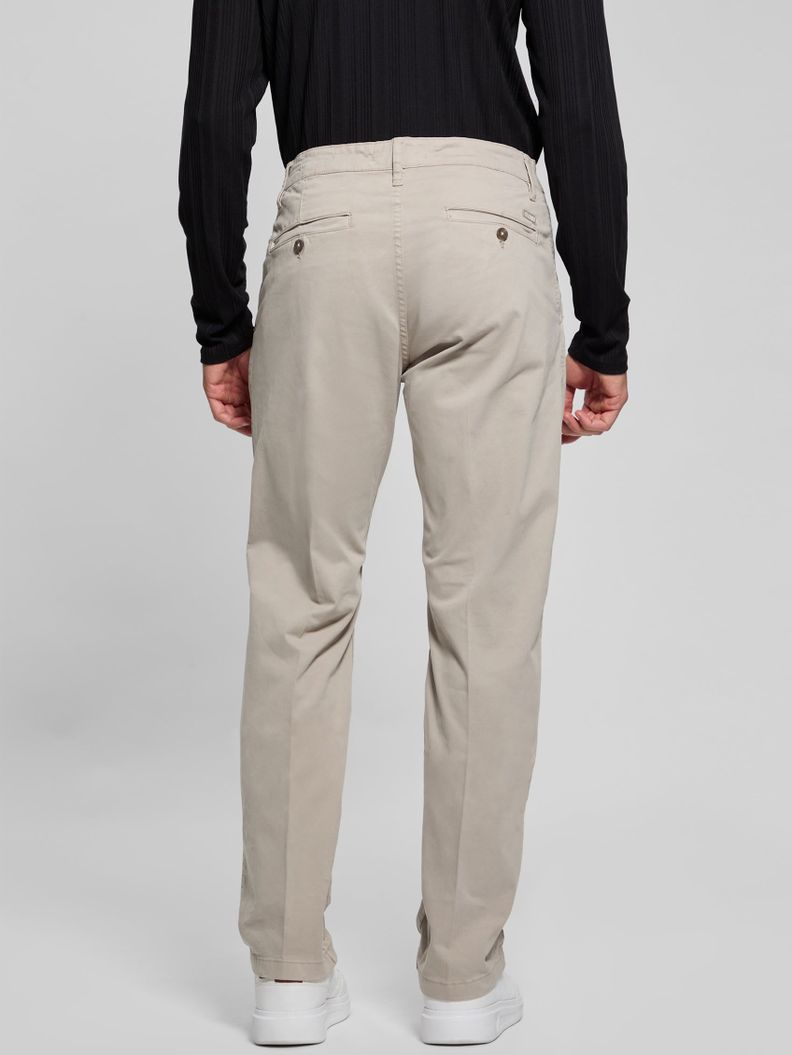 Pantalon Guess Hombre Angels Chino Café-4