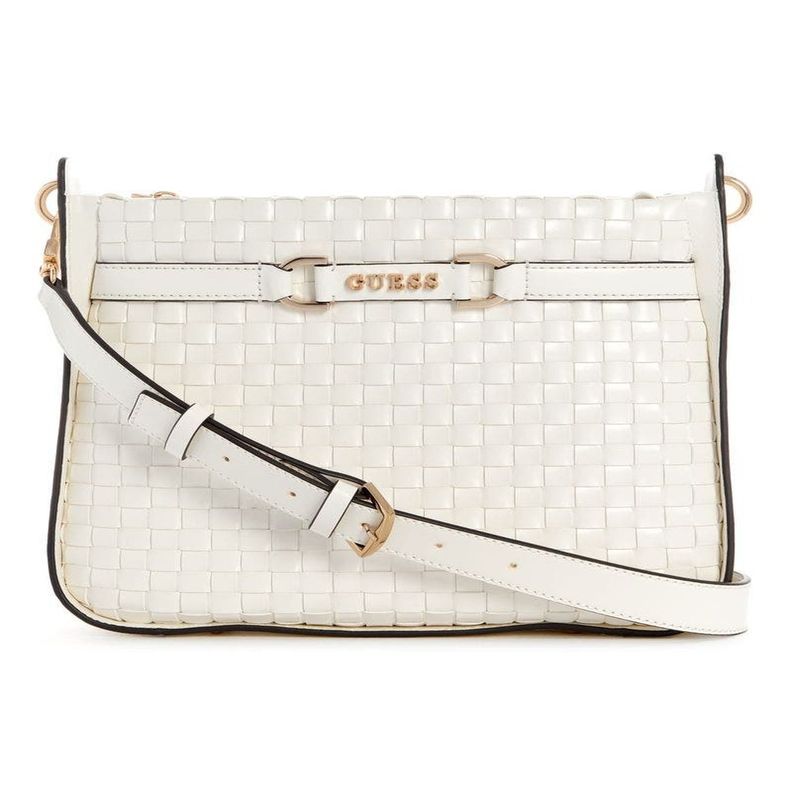 Cartera Guess Mujer Majka Hobo Blanco-0