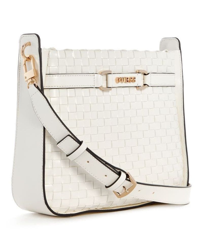 Cartera Guess Mujer Majka Hobo Blanco-1