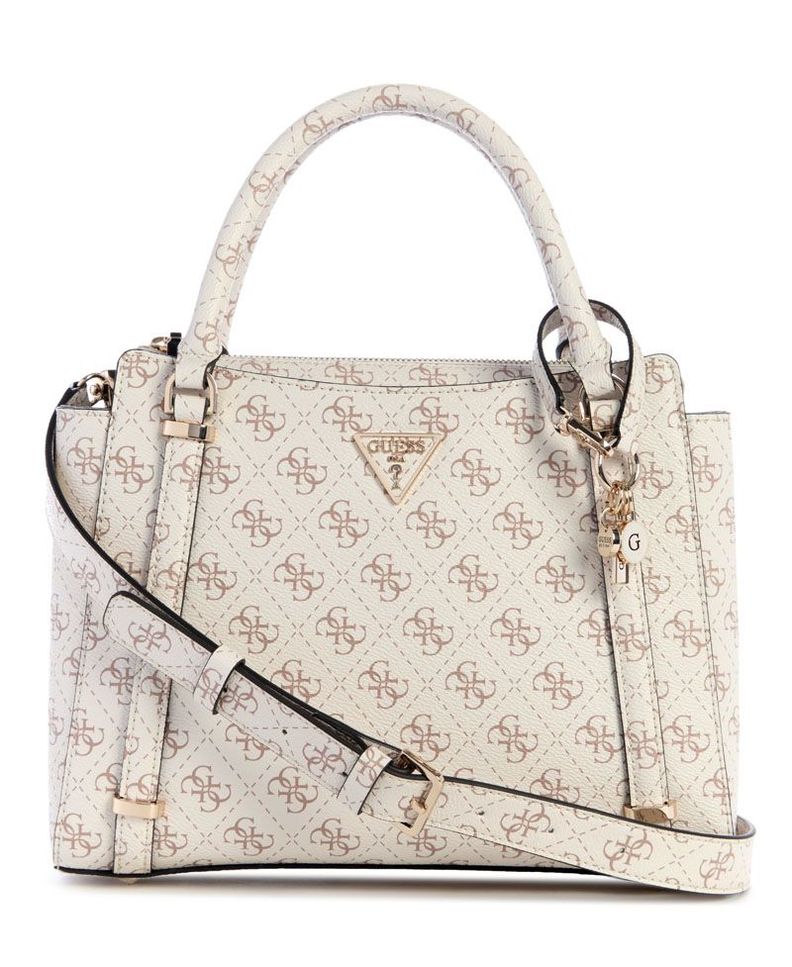 Cartera Guess Mujer Daryna 2 Comp Satchel Blanco-0